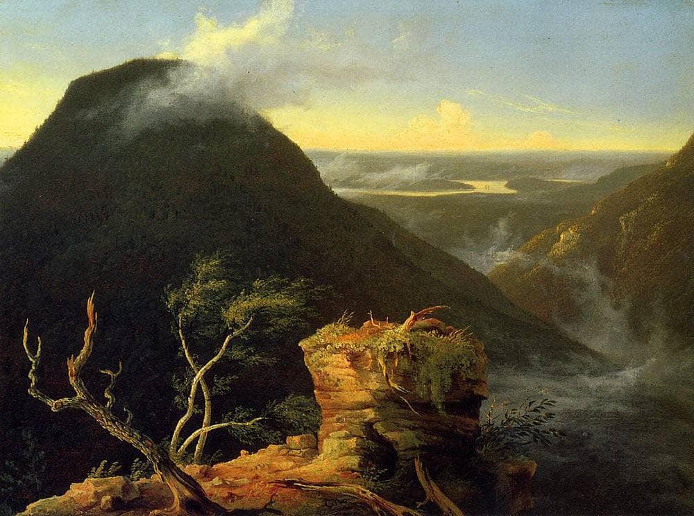 Indian Summer Hudson River by Albert Bierstadt