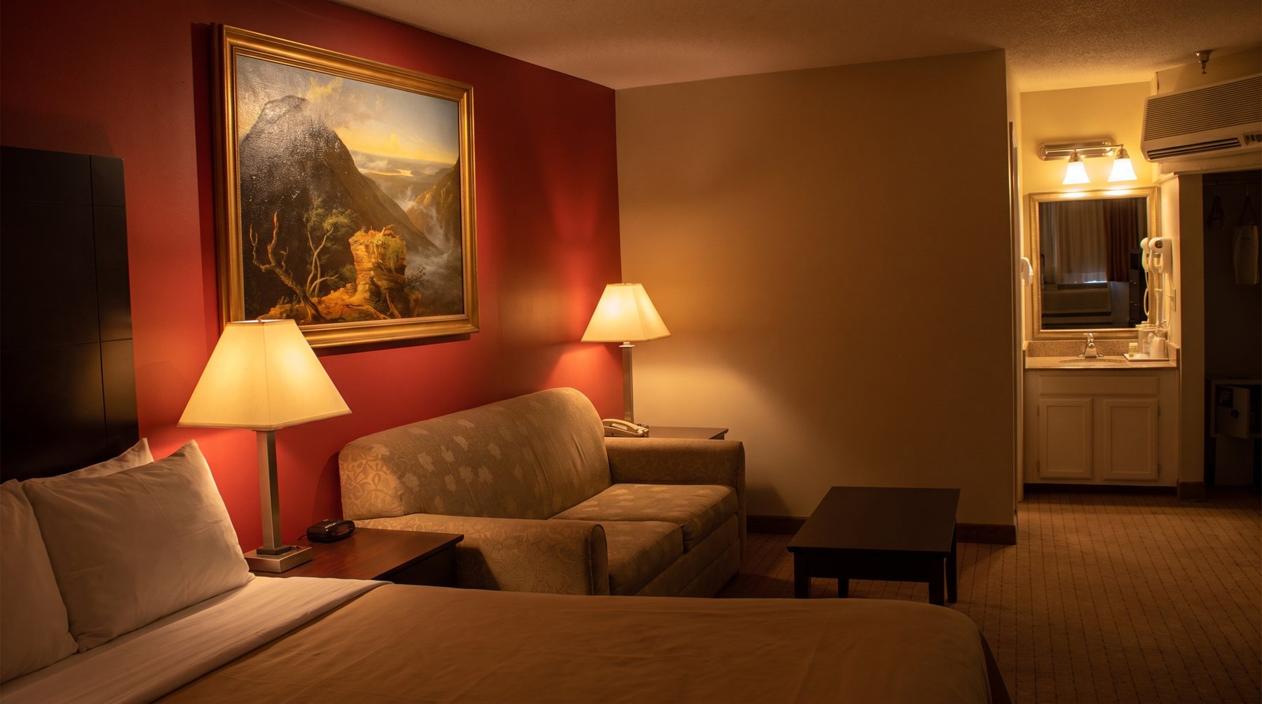 Rendering of Sunny Morning on the Hudson River by Thomas Cole in your guest rooms